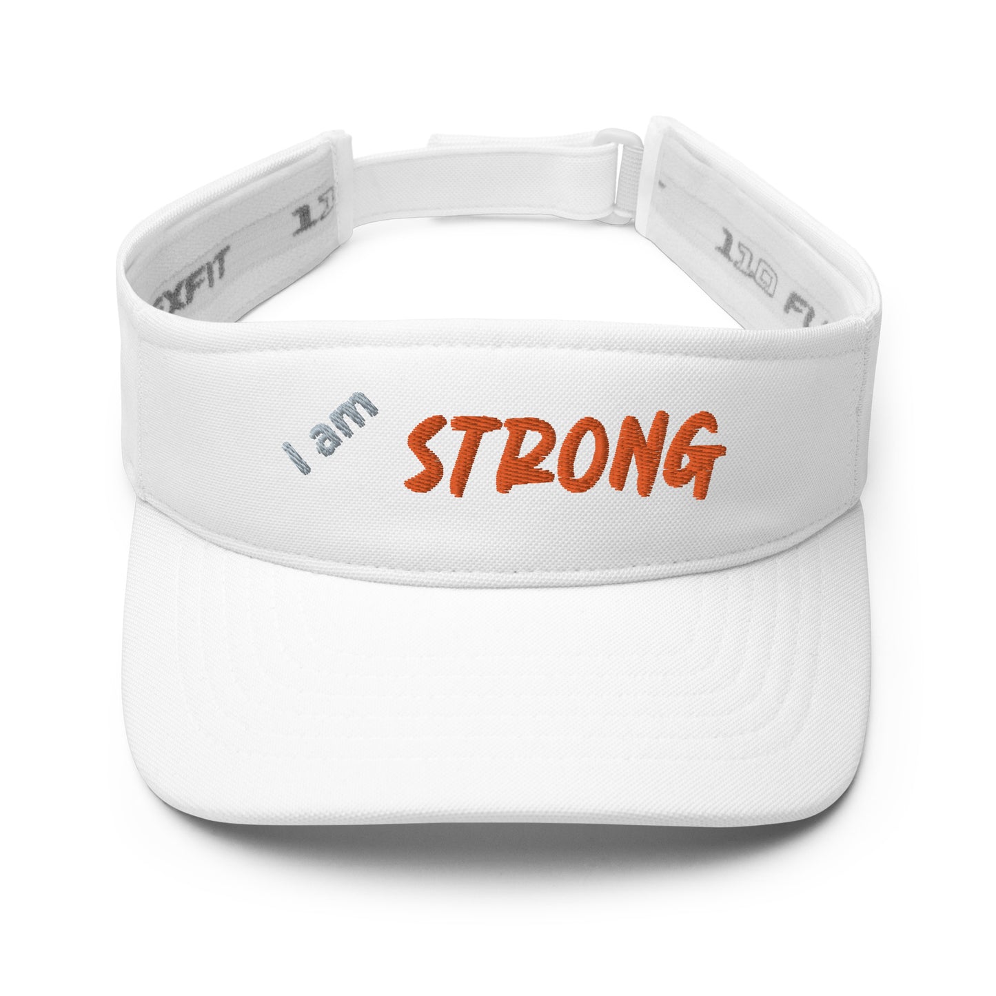 Motivational Visor "I am Strong"  positive Affirmation Visor