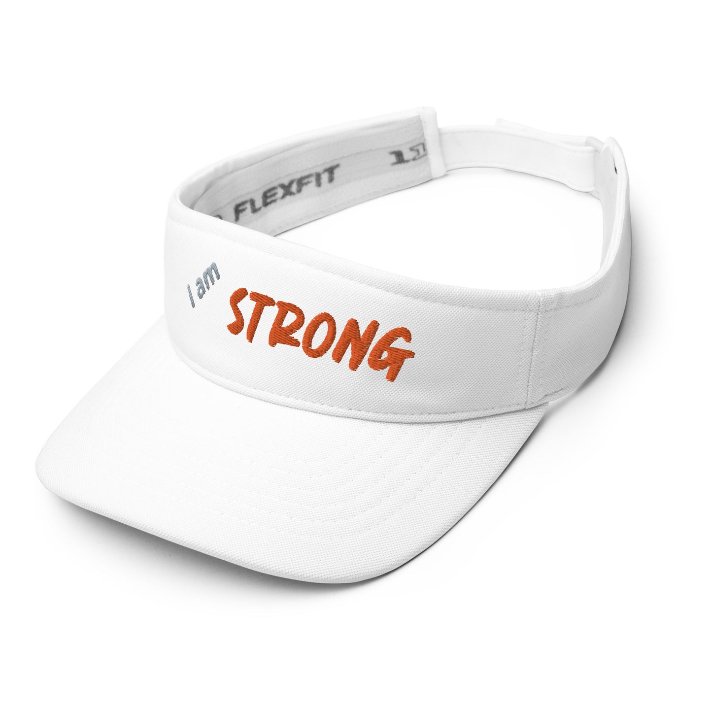 Motivational Visor "I am Strong"  positive Affirmation Visor