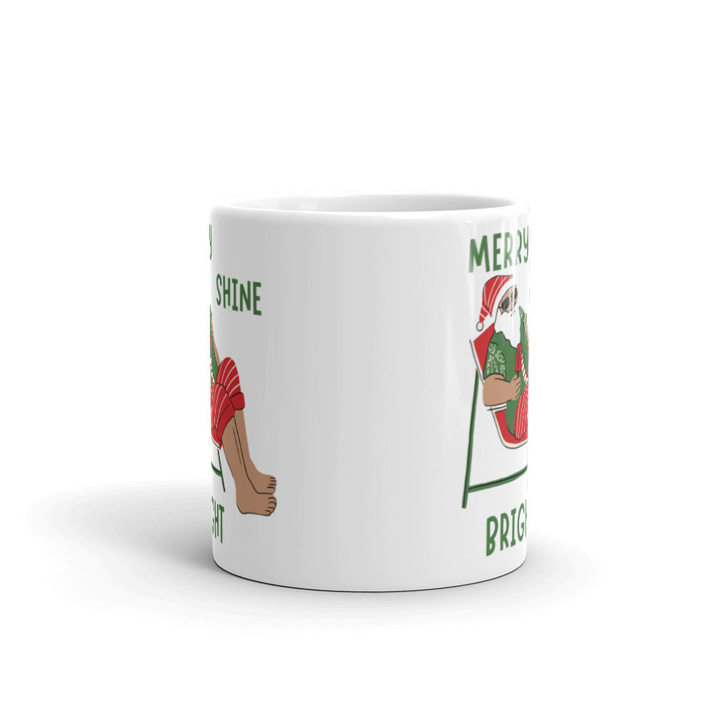 Christmas Gift Mug "Merry Bright Shine" Special Holiday Season Gift Mug