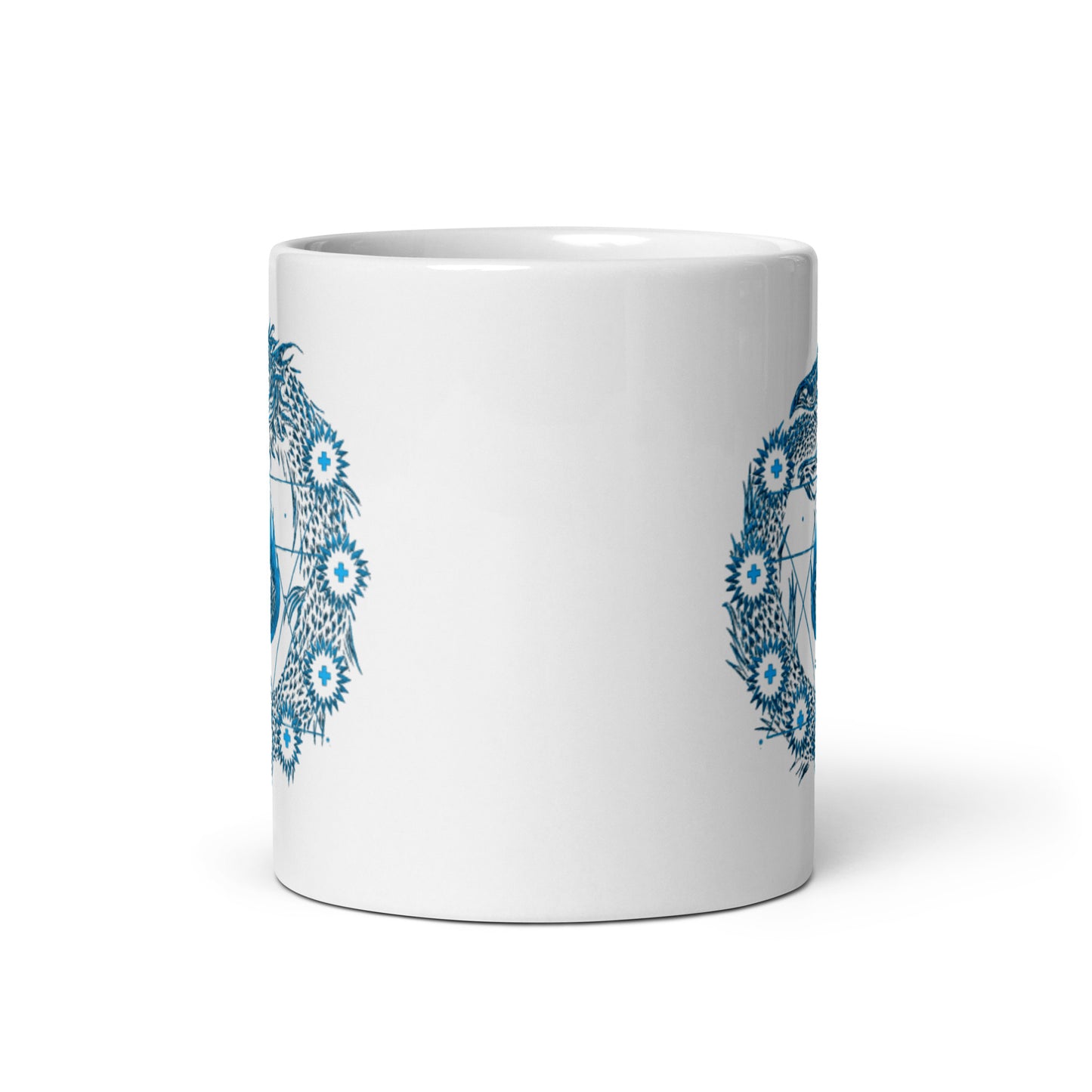 Chakra Mug "Chakra Over reactive Third Eye" Healing Spiritual meditation Coffee Mug