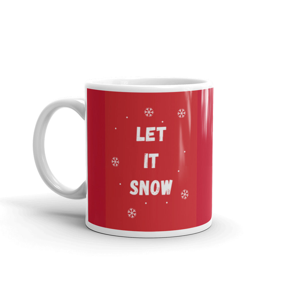 Christmas Gift Mug "Let it Snow" Holiday Season Gift  mug