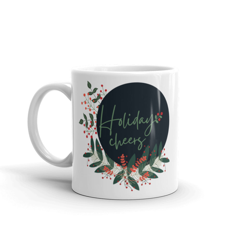 Christmas Gift Mug "Holiday Cheers" Exclusive Gift Mug for Family & Friends