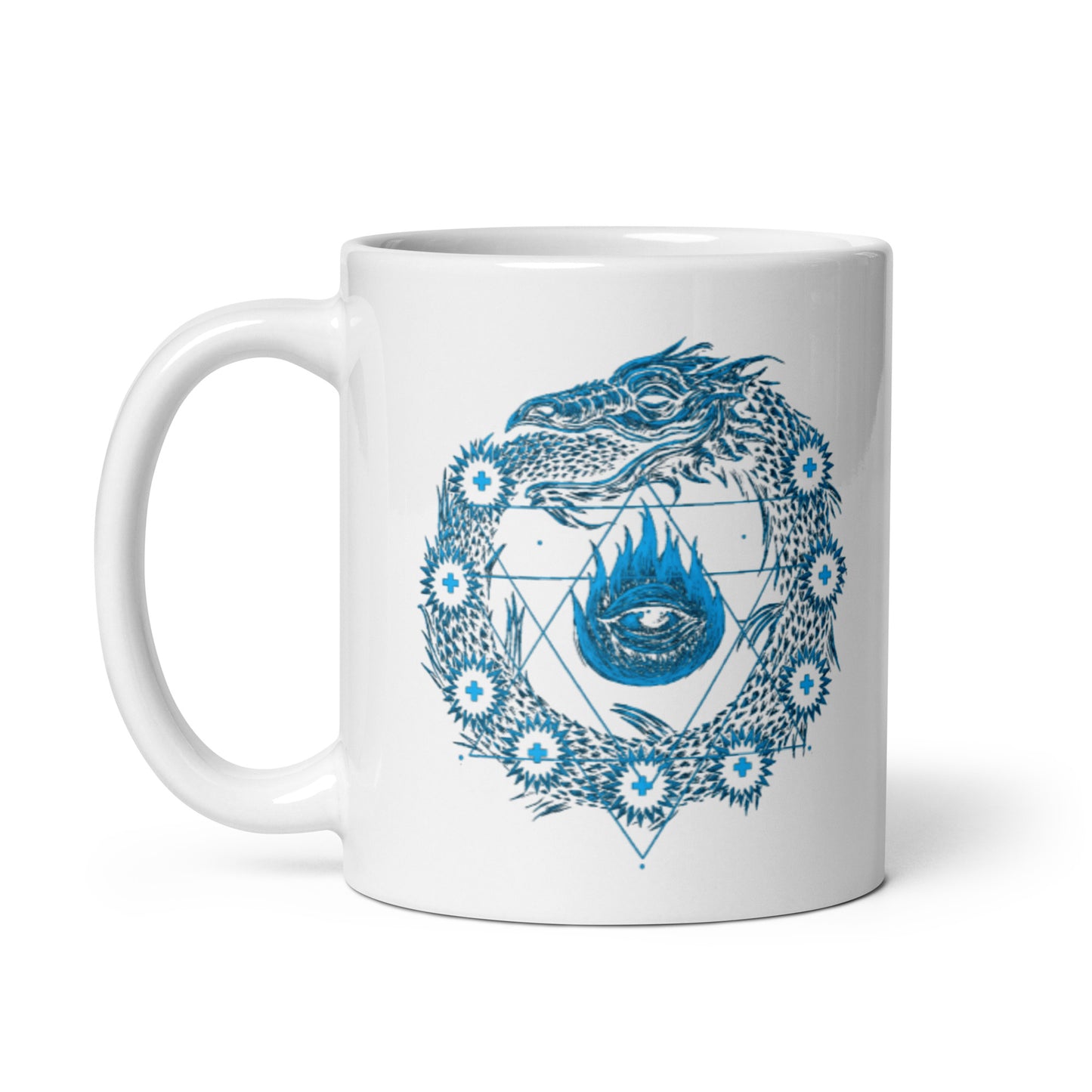 Chakra Mug "Chakra Over reactive Third Eye" Healing Spiritual meditation Coffee Mug