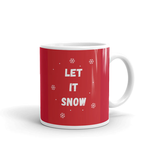 Christmas Gift Mug "Let it Snow" Holiday Season Gift  mug