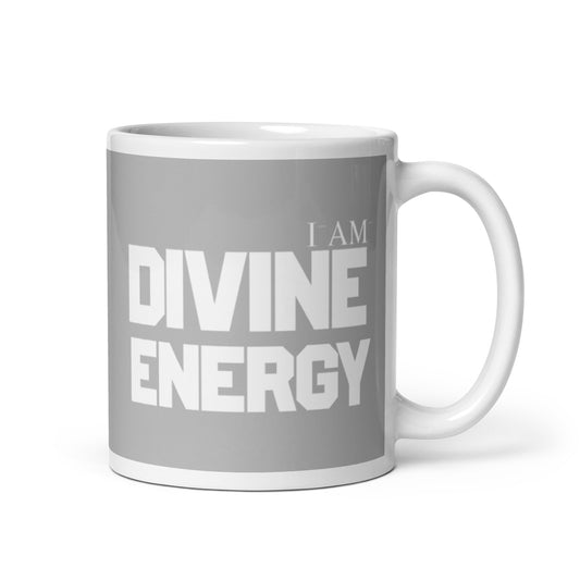 Motivational  Mug " I AM DIVINE ENERGY"  Inspiring Law of Affirmation Coffee Mug