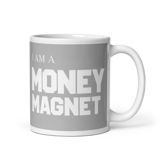 Motivational  Mug " I AM MONEY MAGNET"  Inspiring Law of Affirmation Coffee Mug