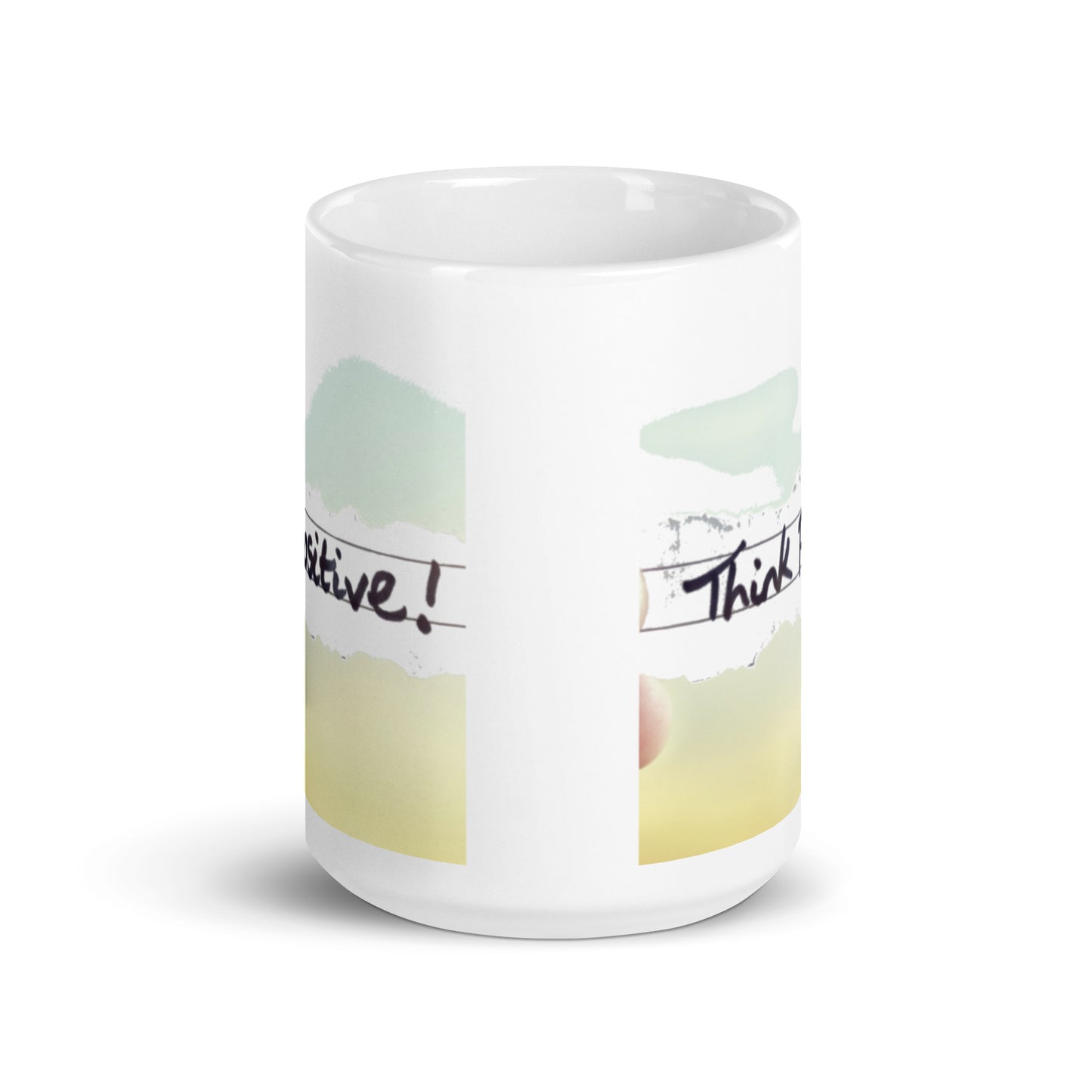 Motivational Mug "THINK POSITIVE"  Inspirational Law of Affirmation Coffee Mug