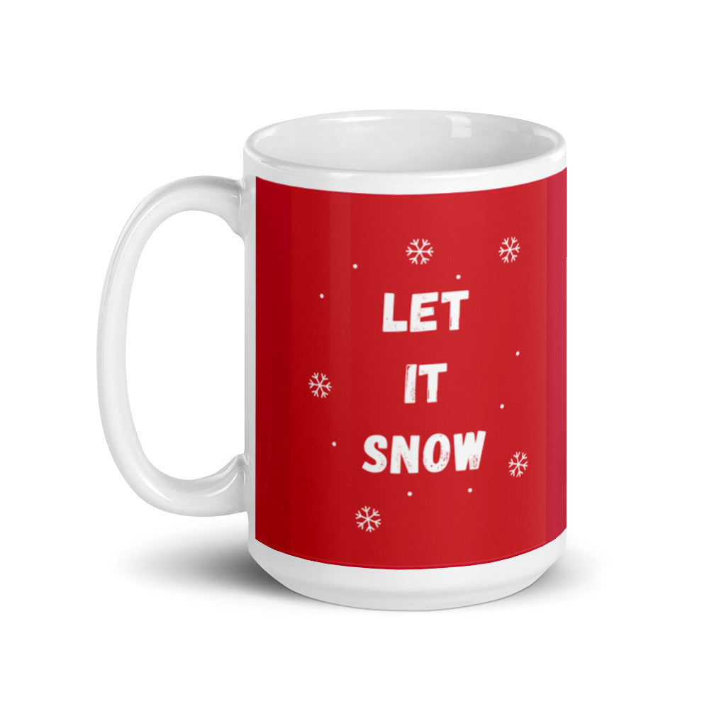 Christmas Gift Mug "Let it Snow" Holiday Season Gift  mug