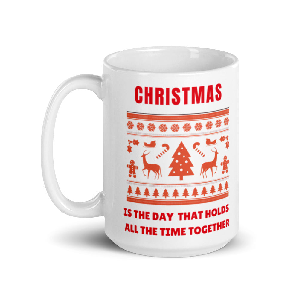 Christmas Gift Mug "Time Together" Creative holiday Season Gift Mug