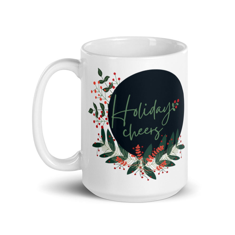 Christmas Gift Mug "Holiday Cheers" Exclusive Gift Mug for Family & Friends