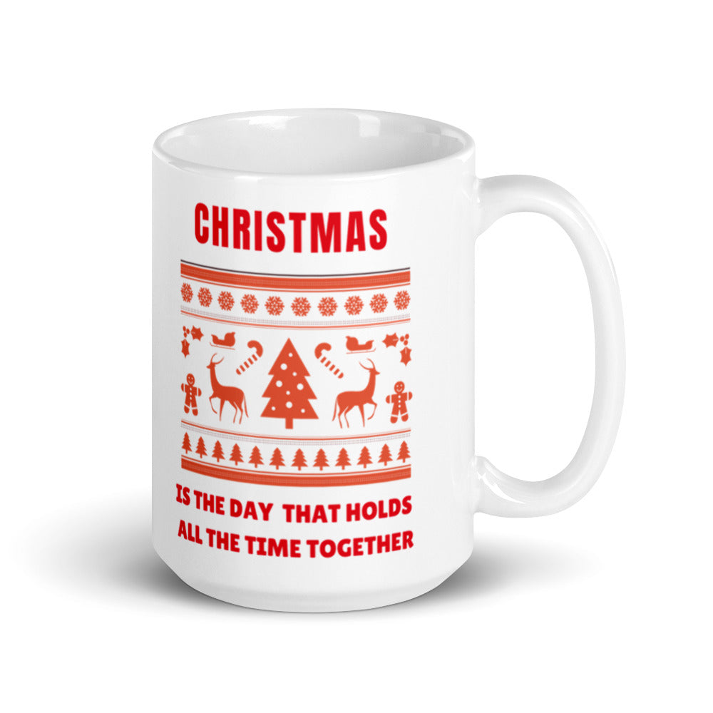 Christmas Gift Mug "Time Together" Creative holiday Season Gift Mug