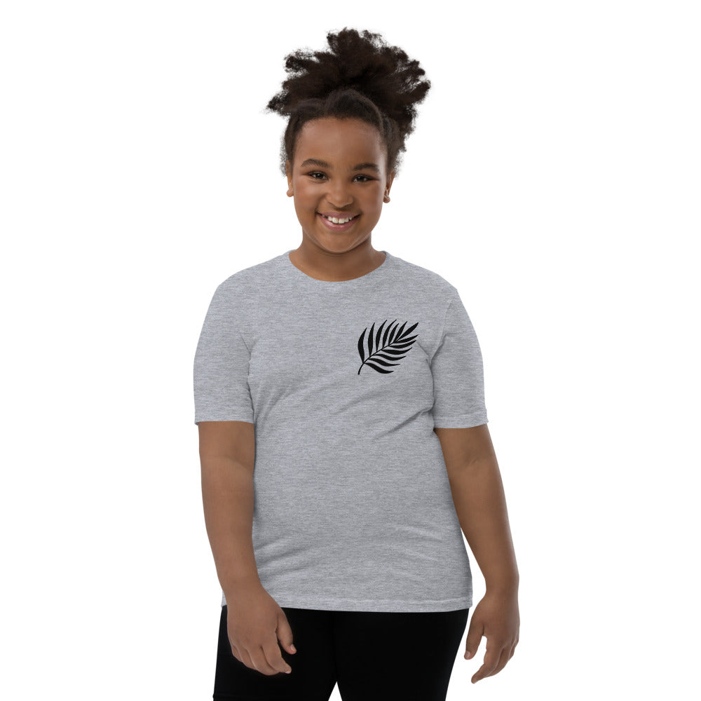 Motivational Youth T-Shirt "Inspiring Leaf"  Youth Short Sleeve Unisex T-Shirt