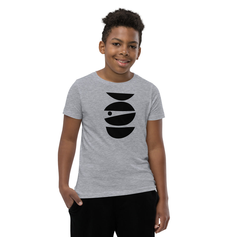 Motivational Youth T-Shirt "Half Circle" Customized Youth Short Sleeve Unisex T-Shirt