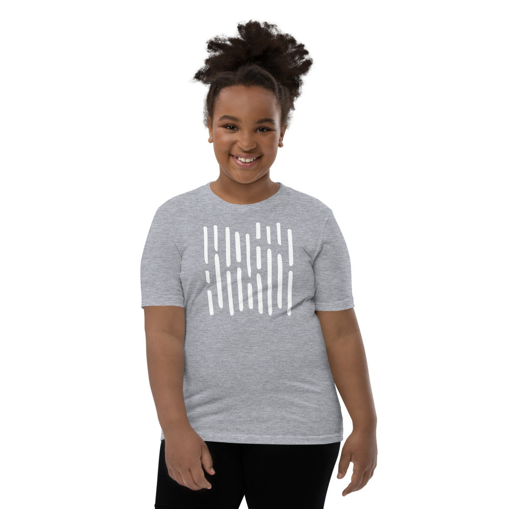 Motivational Youth T-shirt "Piece of Happiness" Customized Youth Short Sleeve Unisex T-Shirt