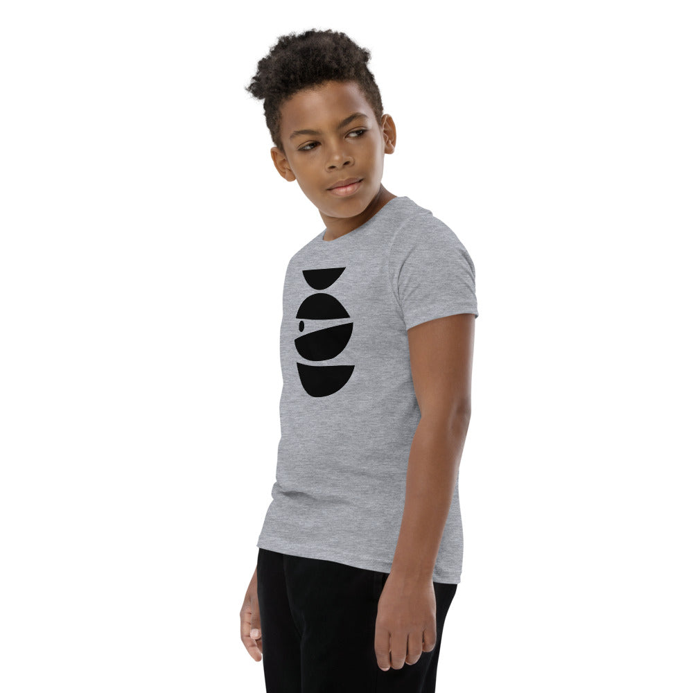 Motivational Youth T-Shirt "Half Circle" Customized Youth Short Sleeve Unisex T-Shirt