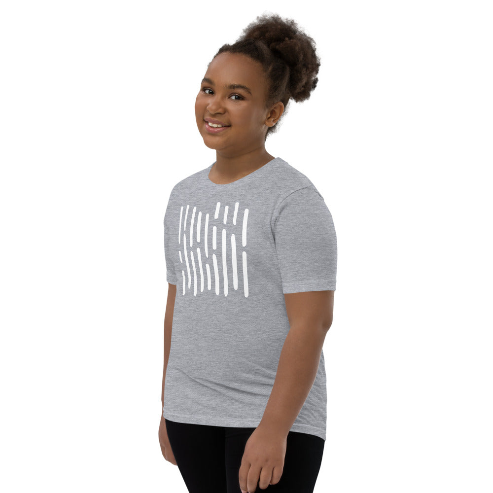 Motivational Youth T-shirt "Piece of Happiness" Customized Youth Short Sleeve Unisex T-Shirt