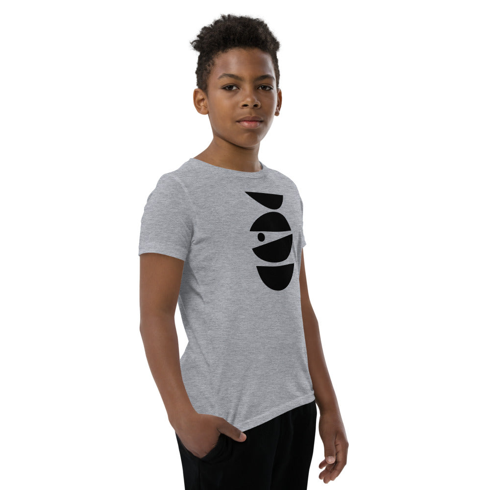 Motivational Youth T-Shirt "Half Circle" Customized Youth Short Sleeve Unisex T-Shirt