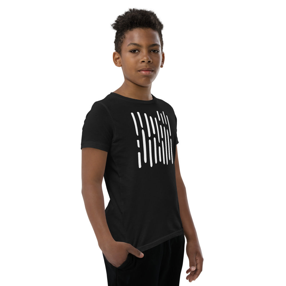 Motivational Youth T-shirt "Piece of Happiness" Customized Youth Short Sleeve Unisex T-Shirt