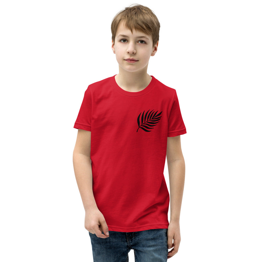 Motivational Youth T-Shirt "Inspiring Leaf"  Youth Short Sleeve Unisex T-Shirt