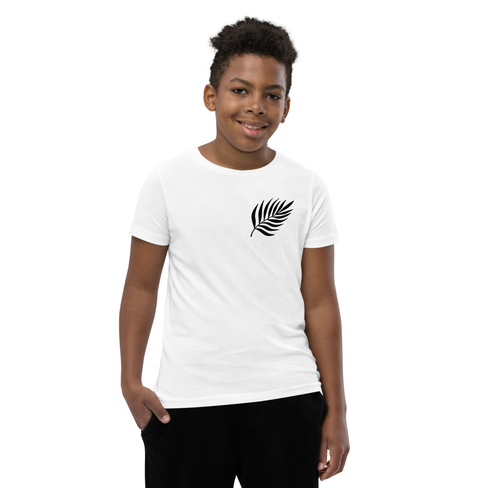 Motivational Youth T-Shirt "Inspiring Leaf"  Youth Short Sleeve Unisex T-Shirt