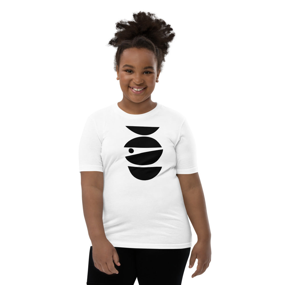 Motivational Youth T-Shirt "Half Circle" Customized Youth Short Sleeve Unisex T-Shirt