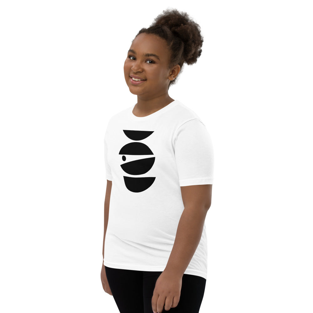 Motivational Youth T-Shirt "Half Circle" Customized Youth Short Sleeve Unisex T-Shirt