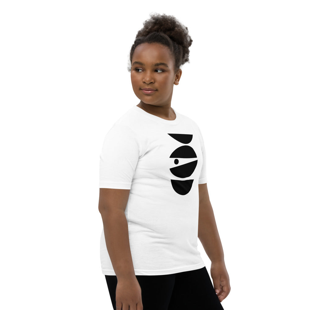 Motivational Youth T-Shirt "Half Circle" Customized Youth Short Sleeve Unisex T-Shirt